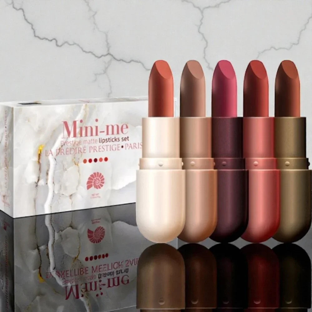 La Predire Prestige‎ Paris Mini-Me Matte Lipstick set includes 5 NIB MSRP $160